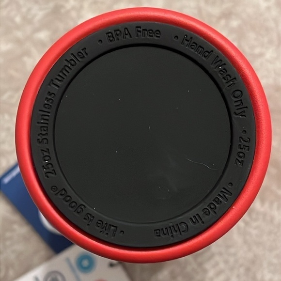 Brand New Life is Good Home for the Pawildays Red Christmas Tumbler Dog Thermos - Picture 11 of 14